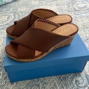 Jack Rogers Sloane Midwedge in Mocha